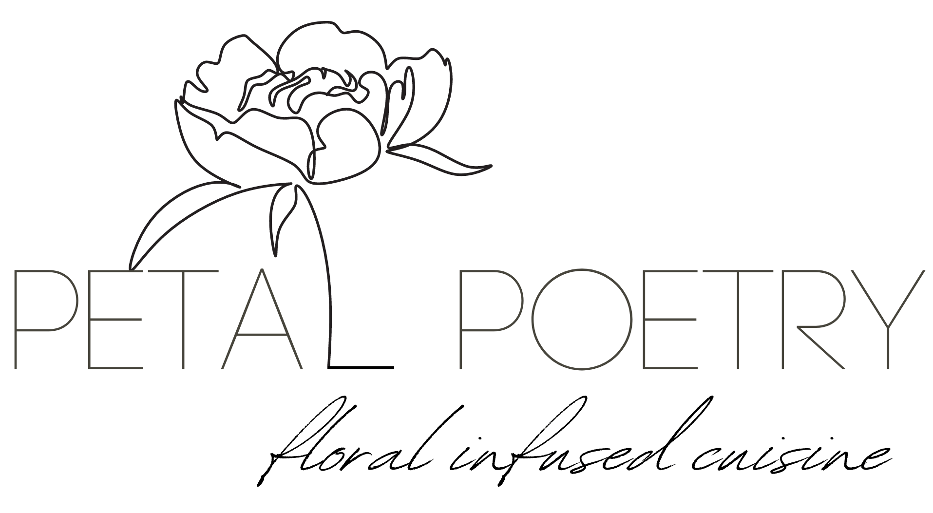 Petal poetry banner