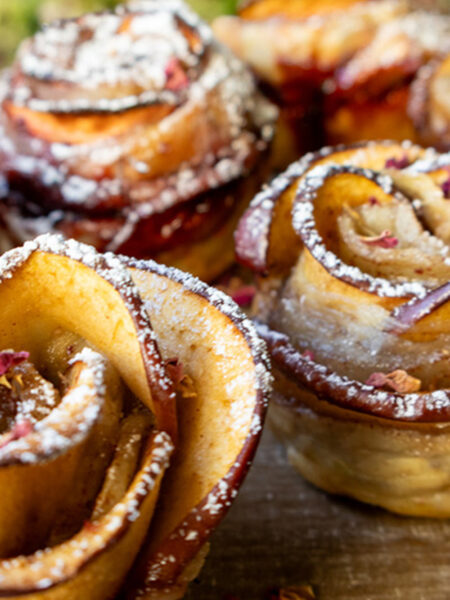 Autumn’s Rosy Harvest: Apple Roses with Rose Petal Jam- Feature Image