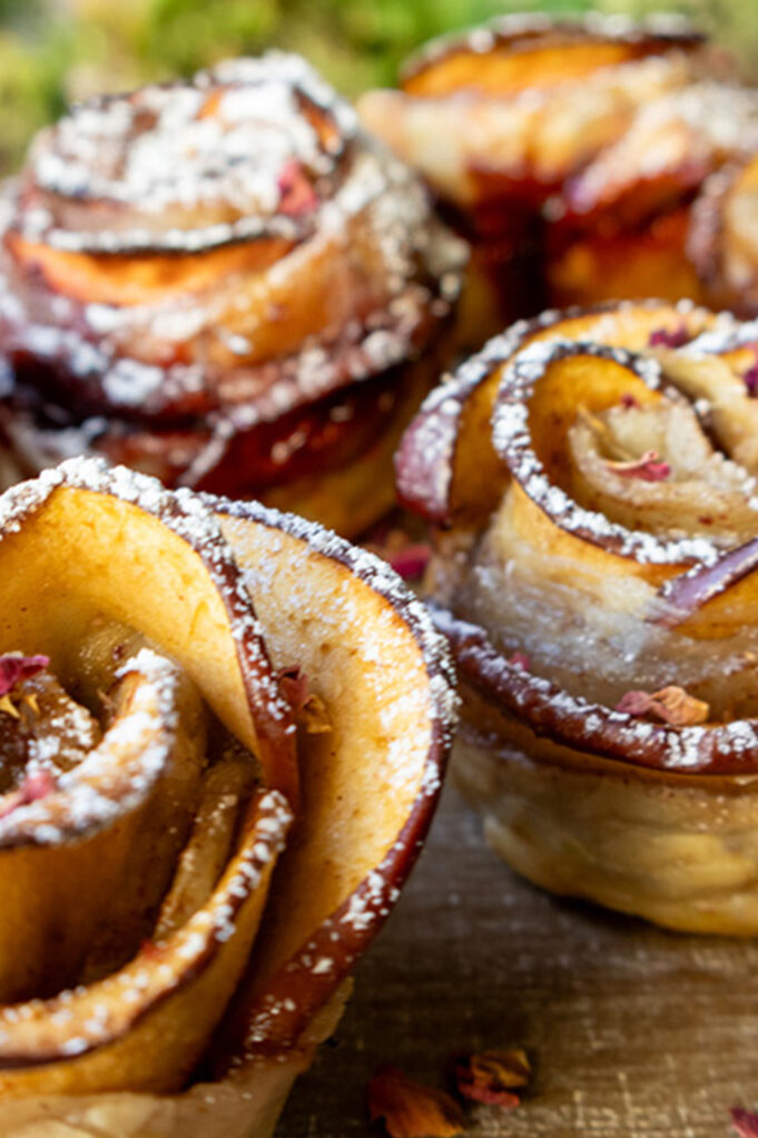 Autumn’s Rosy Harvest: Apple Roses with Rose Petal Jam- Feature Image