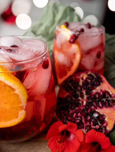 Sparkling Pomegranate Prosecco Punch