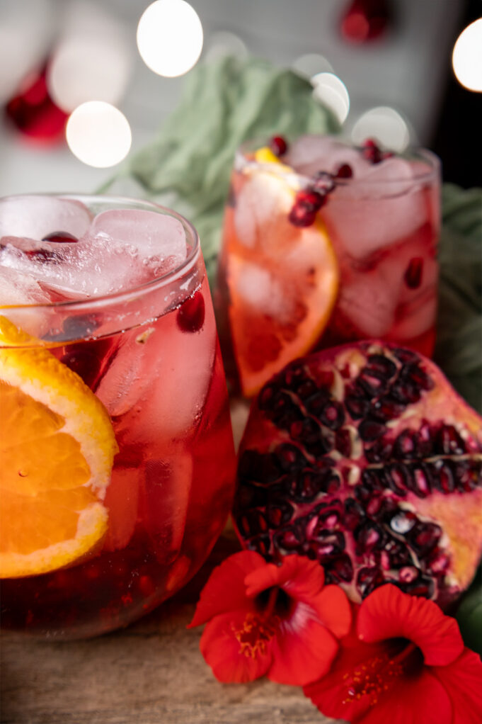 Sparkling Pomegranate Prosecco Punch