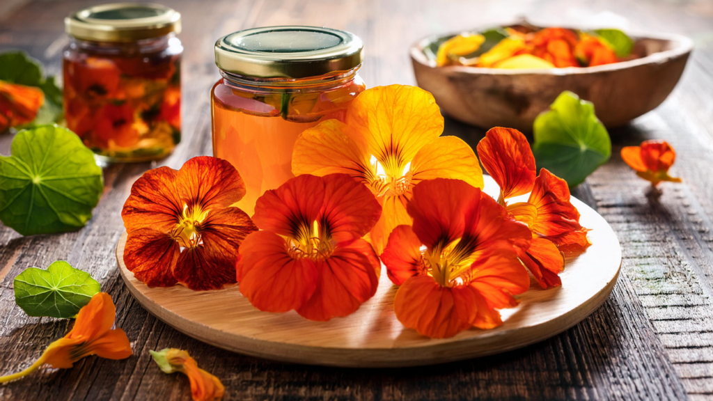 Nasturtiums Storing and Preserving